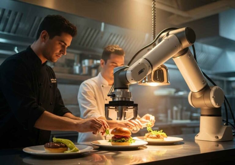 collaborative robots, AI robotics, automation, future of work, cobots, food tech, retail technology, lab automation